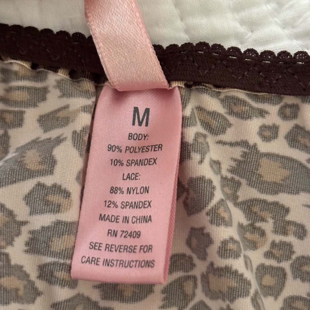 Sephora Leopard Print Lingerie Set for women M Size - Picture 8 of 15